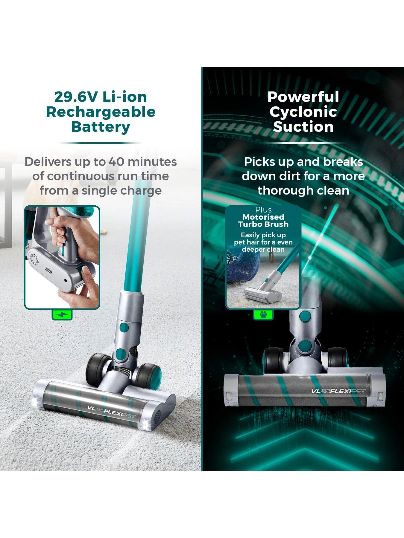 Tower VL80 Flexi Pets Anti-Tangle Cordless Vacuum - Image 5