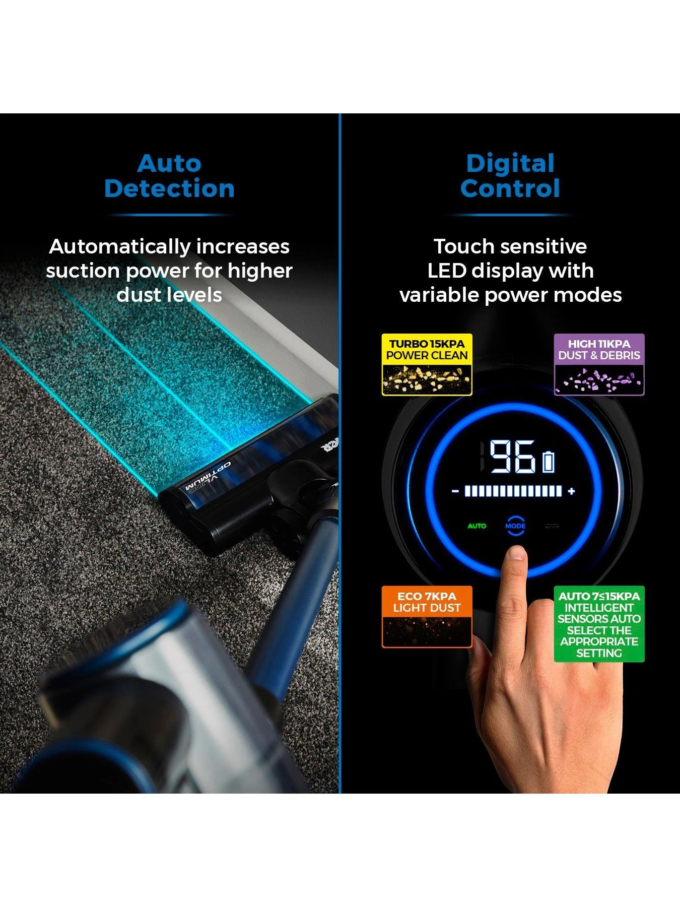 Tower VL100 Optimum Digital Anti-Tangle Vacuum Cleaner - Image 4