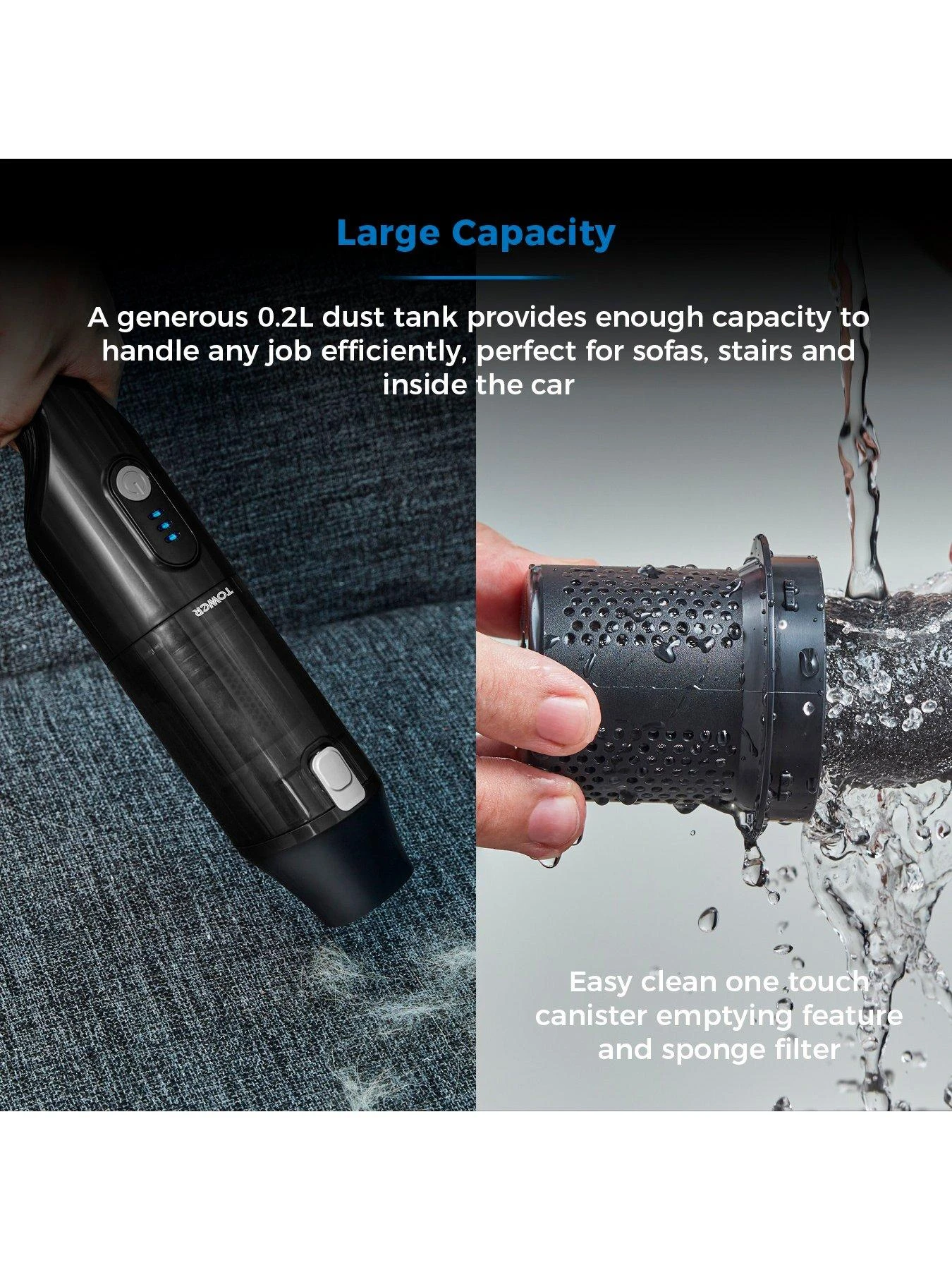 Tower Optimum 14.8V Handheld Vacuum Cleaner - Image 5