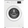 Beko WTL84151W 8kg Load, 1400 Spin RecycledTub Washing Machine - White