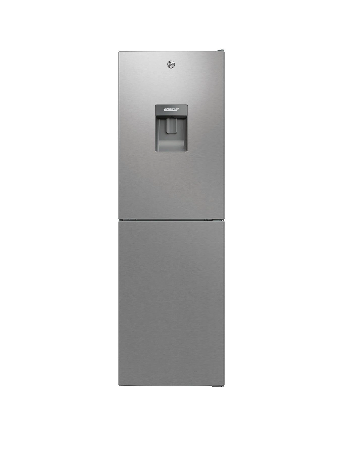 Hoover HOCT3L517FWSK 55cm Wide 50/50 Freestanding Low Frost Fridge Freezer With Water Dispenser - Silver