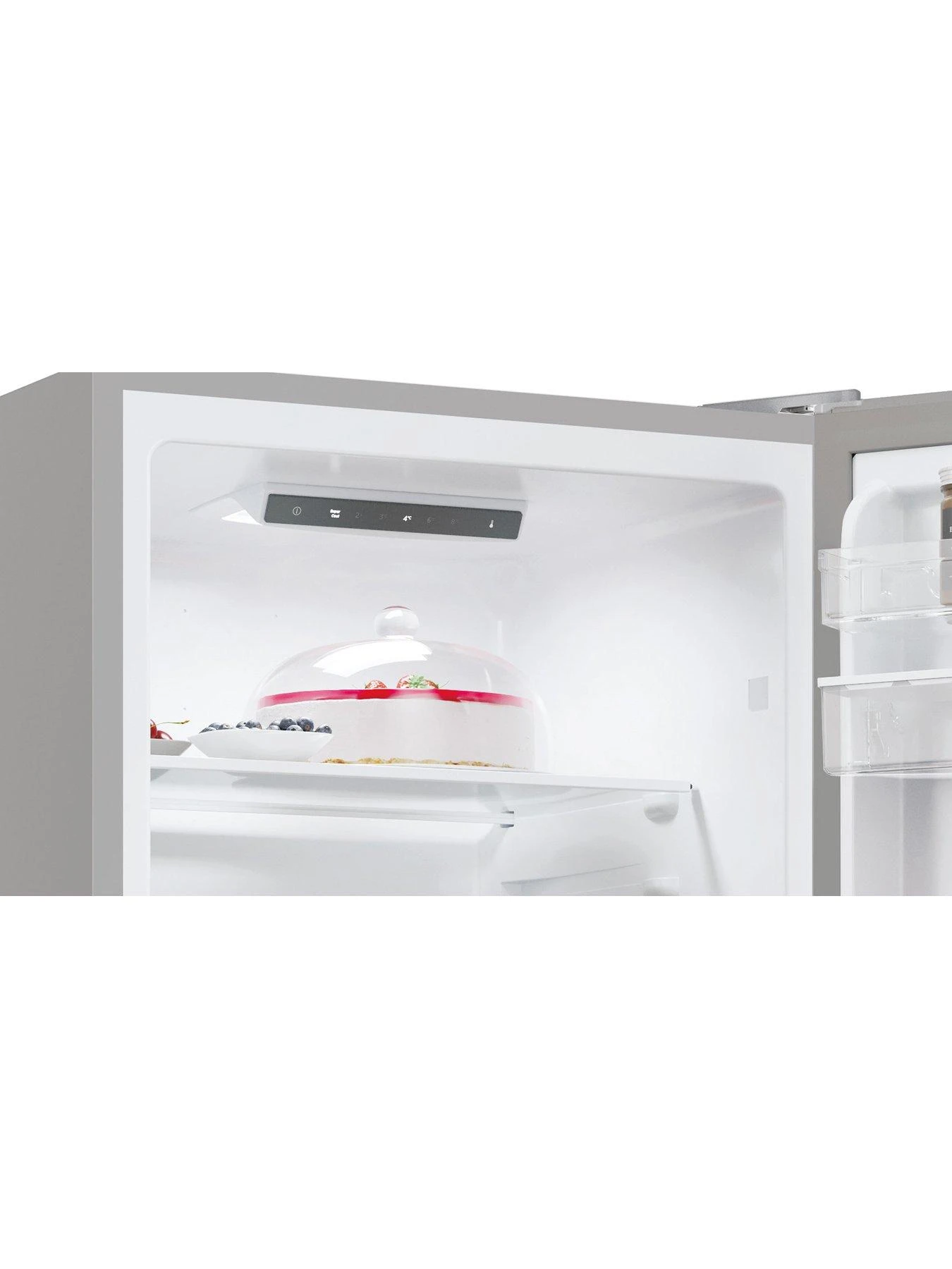 Hoover HOCT3L517FWSK 55cm Wide 50/50 Freestanding Low Frost Fridge Freezer With Water Dispenser - Silver - Image 4