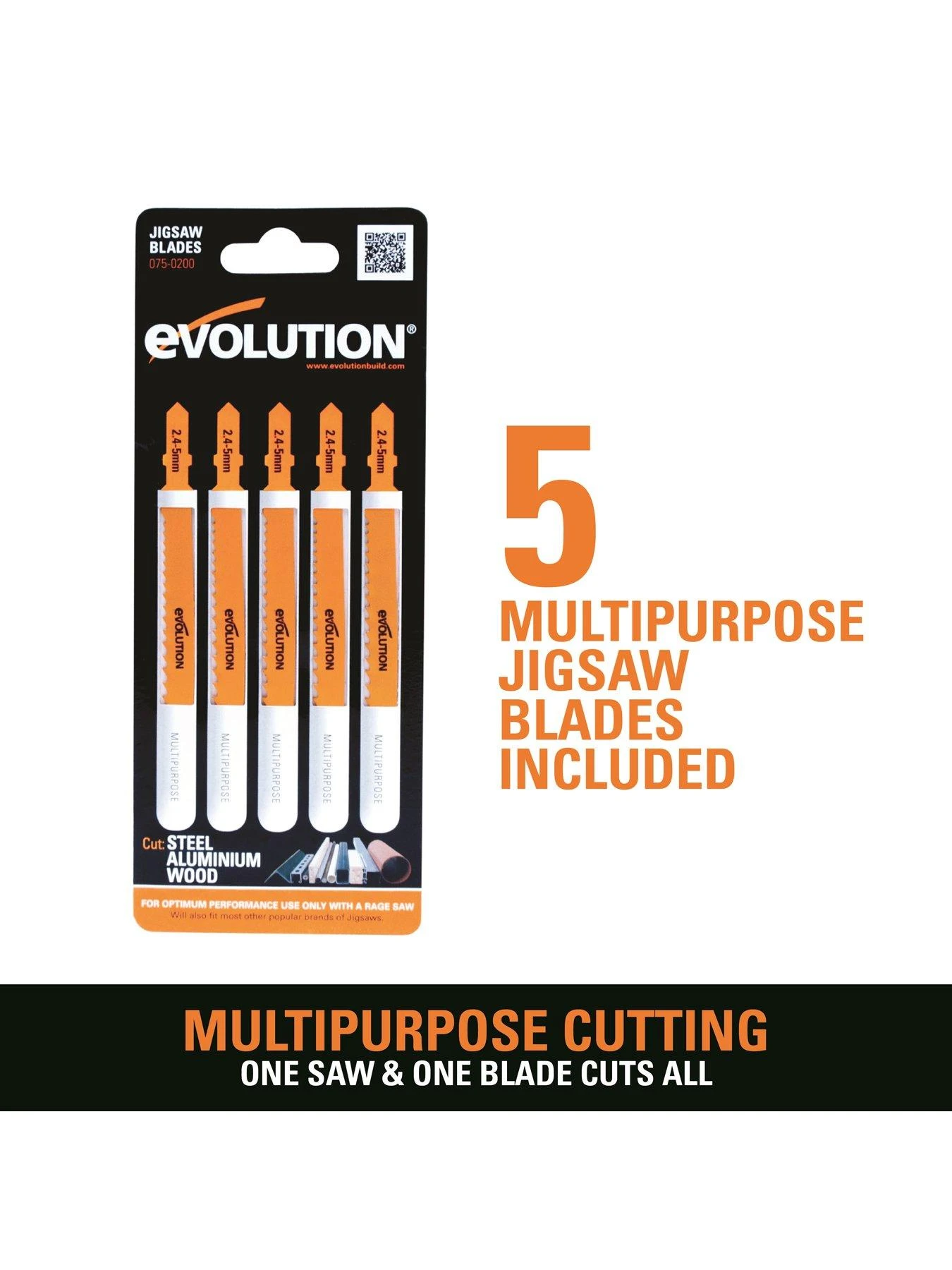 EVOLUTION Rage 7 S 710w Multi-Material Variable Speed Jig Saw - Image 2