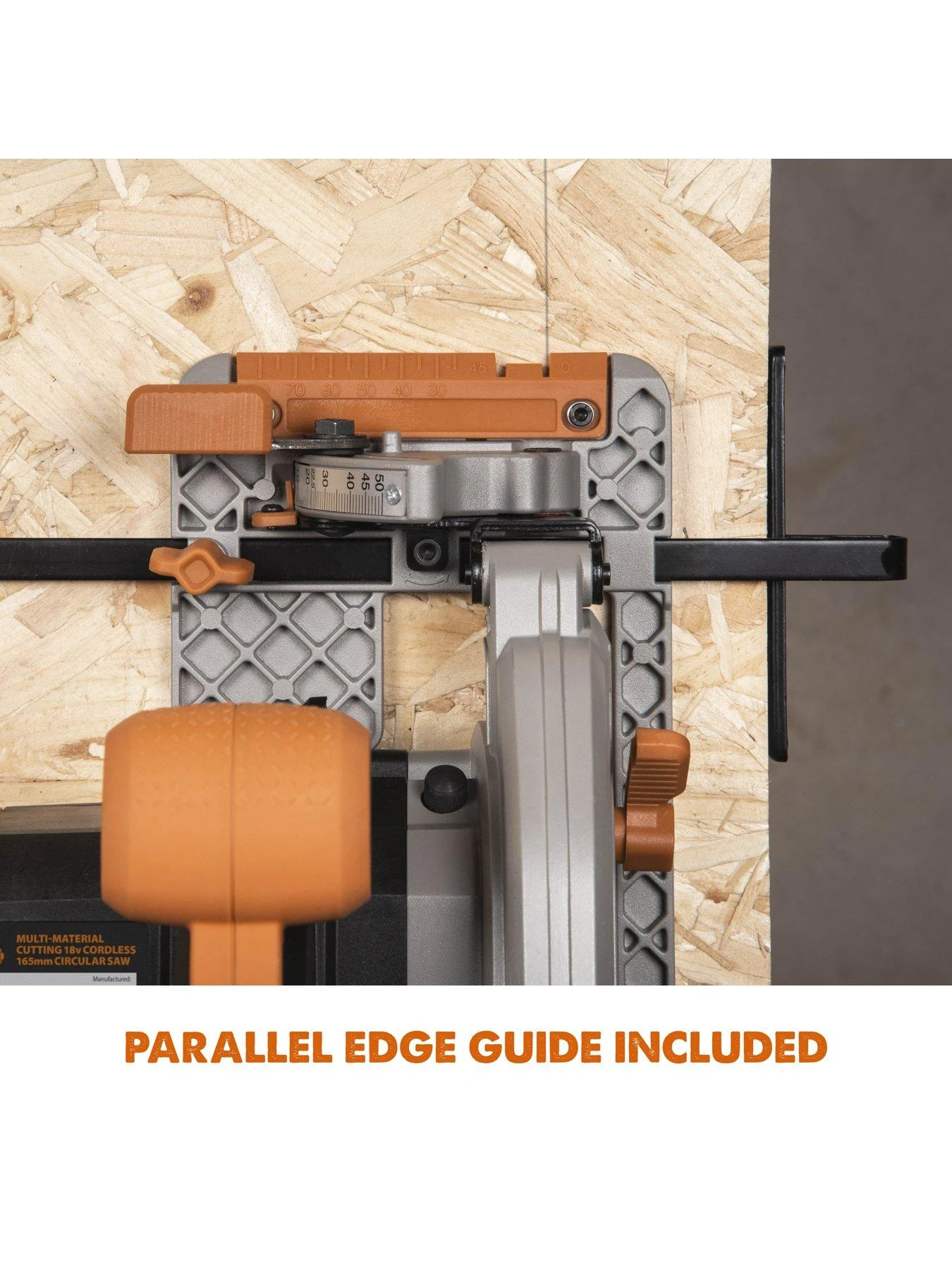 EVOLUTION R165CCS-Li 165mm 18V Li-Ion EXT Cordless Circular Saw - Tool Only - Image 7