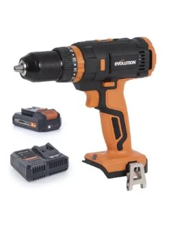 EVOLUTION R13CMB-Li 18V Li-Ion EXT Cordless Combi Drill With 1x 2Ah Battery & Rapid Charger