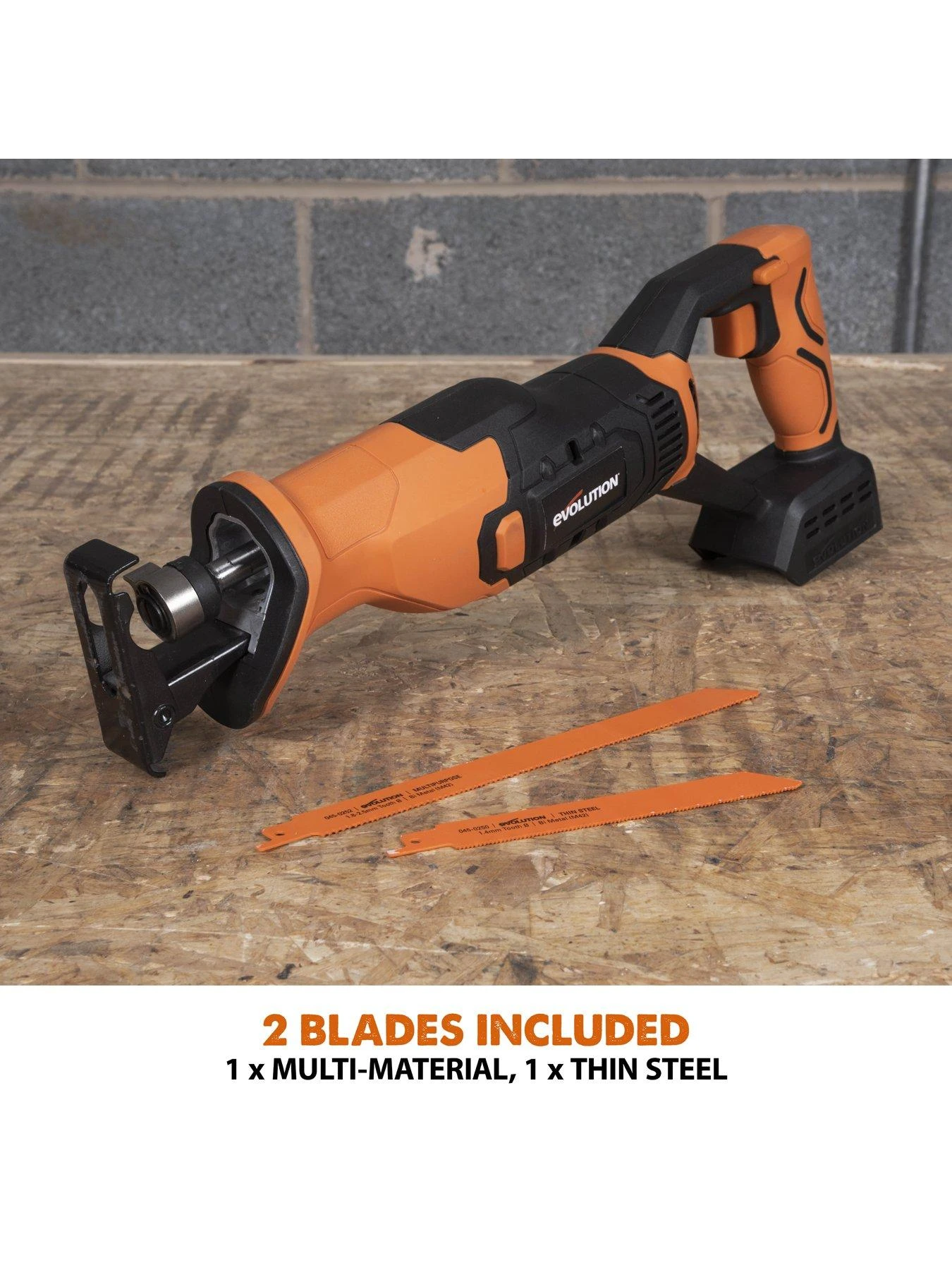 EVOLUTION R150RCP-Li 18V Li-Ion EXT Cordless Reciprocating Saw - Tool Only - Image 2