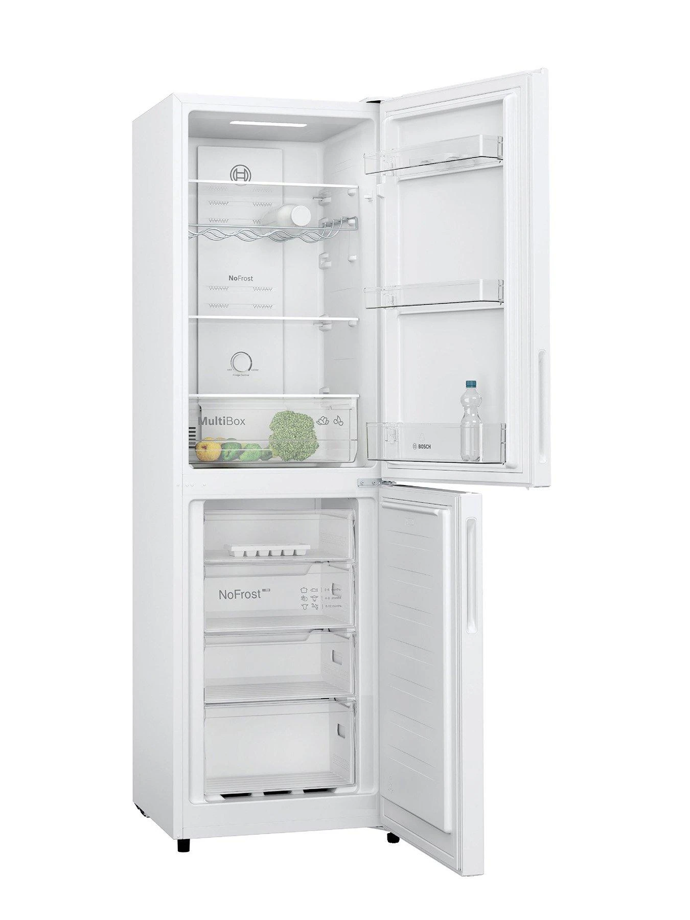 Bosch KGN27NWEAG 50/50 Split, No Frost Fridge Freezer - White - Image 2