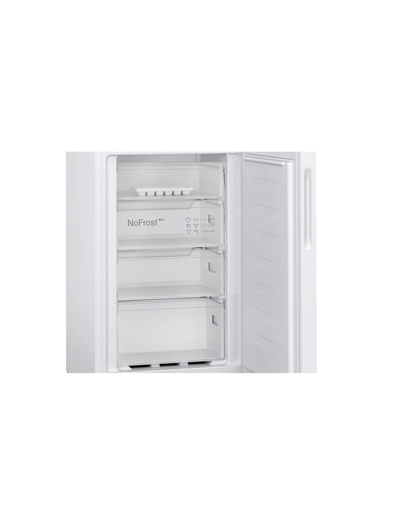 Bosch KGN27NWEAG 50/50 Split, No Frost Fridge Freezer - White - Image 4