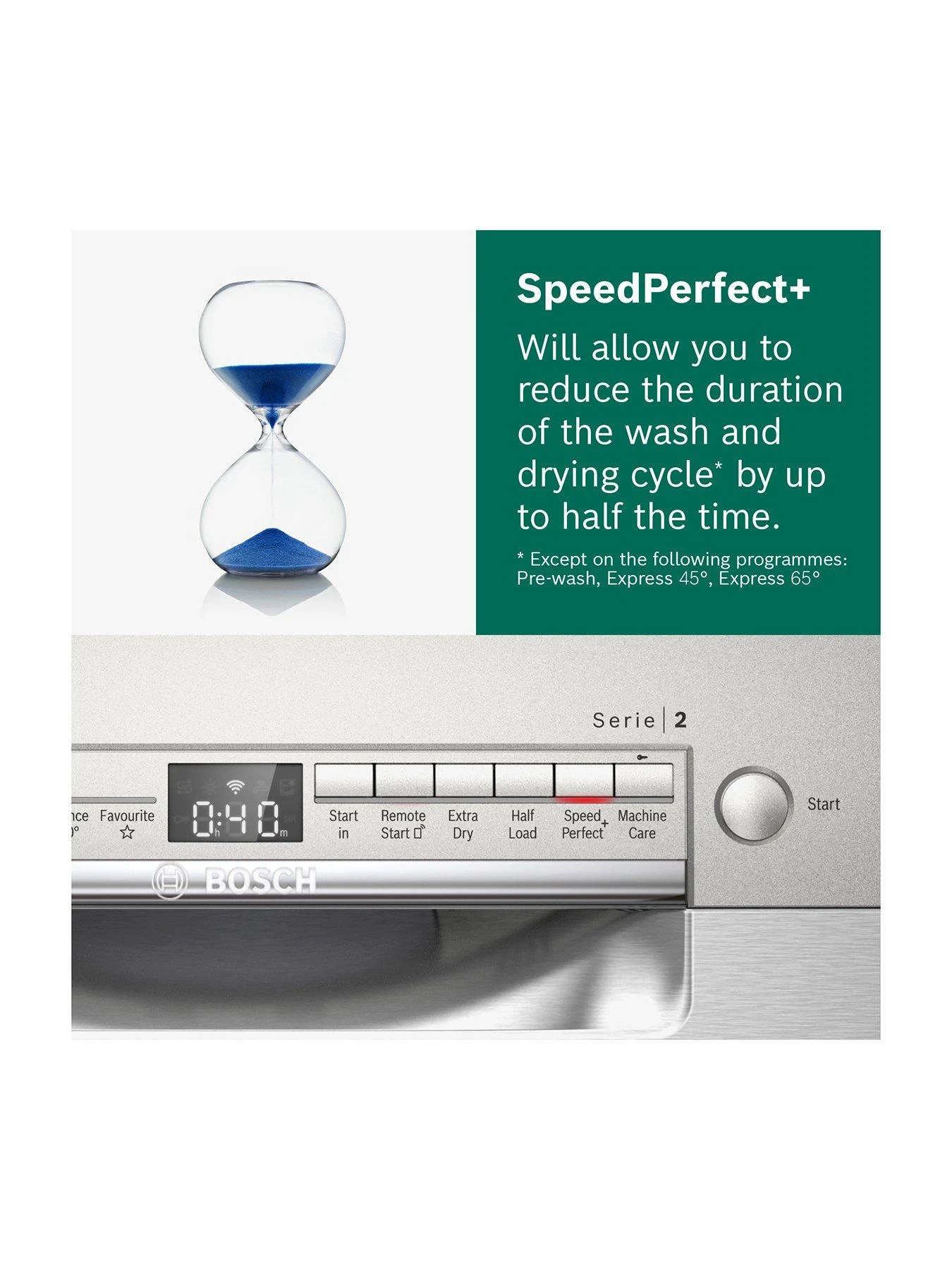 Bosch SMS2HVi66G 13-place Settings Freestanding Dishwasher - Inox - Image 3