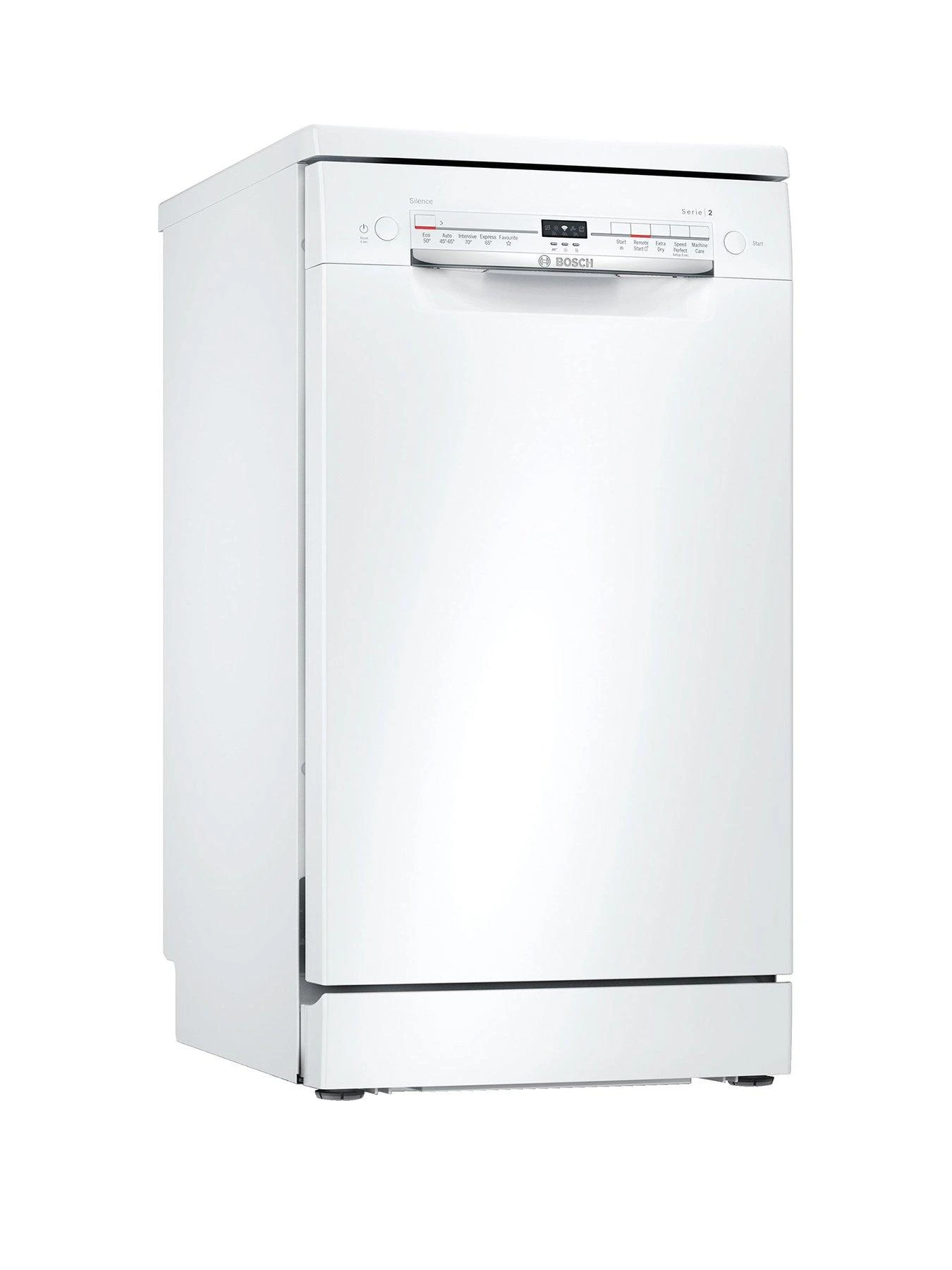 Bosch SPS2IKW04G 9 Place Settings Slimline Freestanding Dishwasher - White