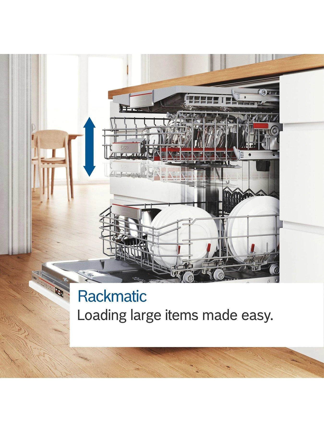 Bosch SPS2IKW04G 9 Place Settings Slimline Freestanding Dishwasher - White - Image 4