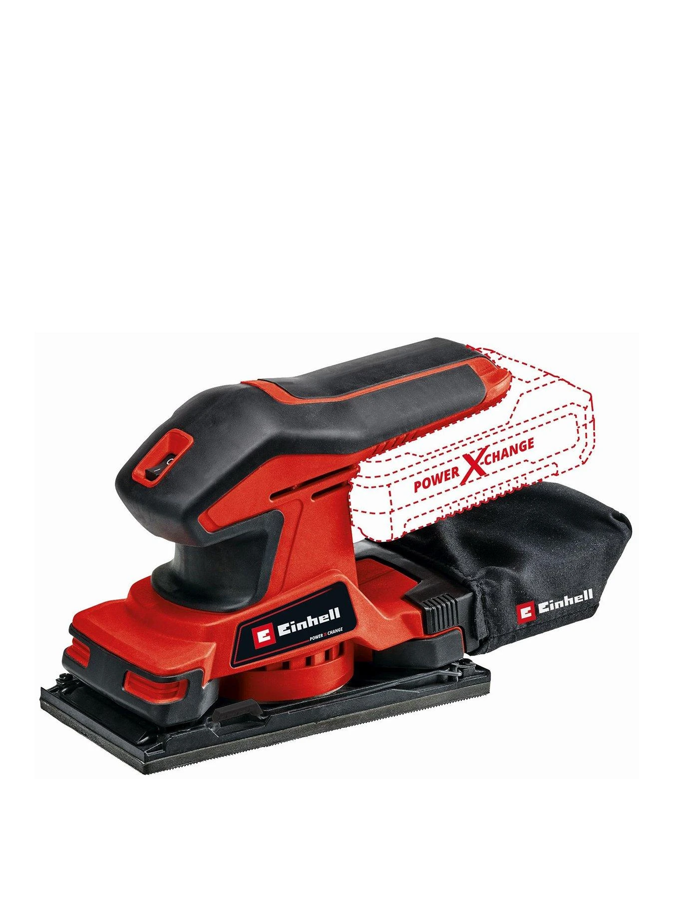 Einhell PXC Cordless 1/3 Sheet Sander - TC-OS 18/187 Li Solo (18V Without Battery)