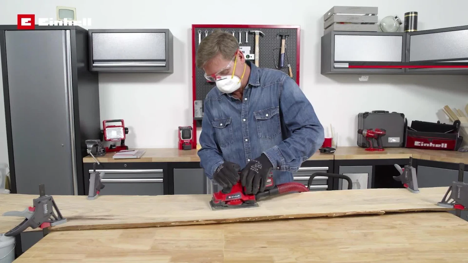 Einhell PXC Cordless 1/3 Sheet Sander - TC-OS 18/187 Li Solo (18V Without Battery) - Image 7