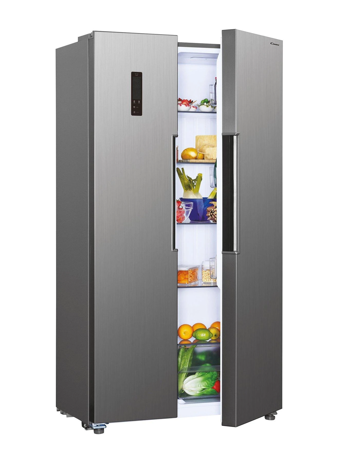 Candy CHSBSV5172XKN Slim Depth Total No Frost American Fridge Freezer - Stainless Steel - Image 4