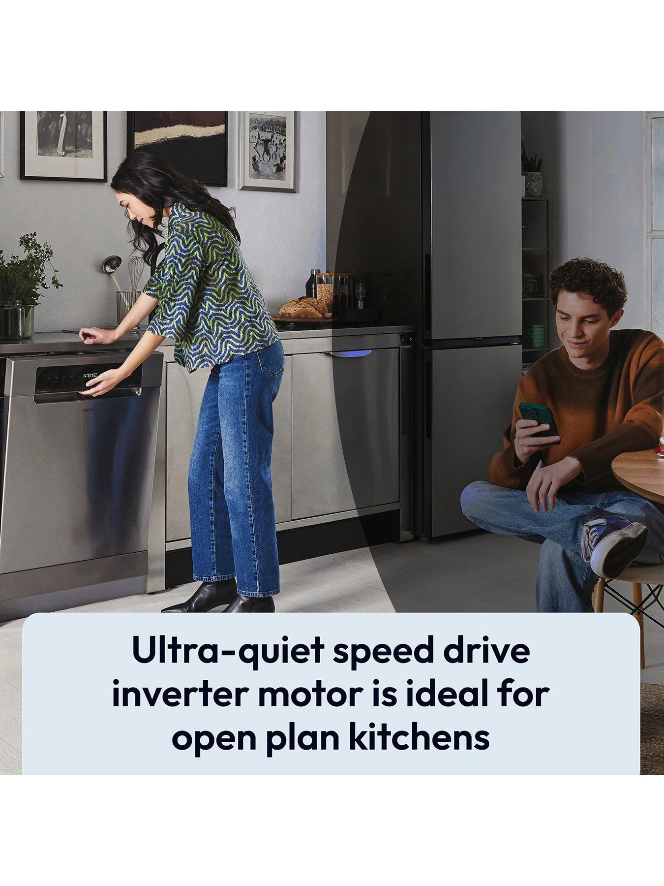 Hoover HF 3C7L0W-80 13 Place Full size Freestanding Dishwasher With WIFI - White - Image 3