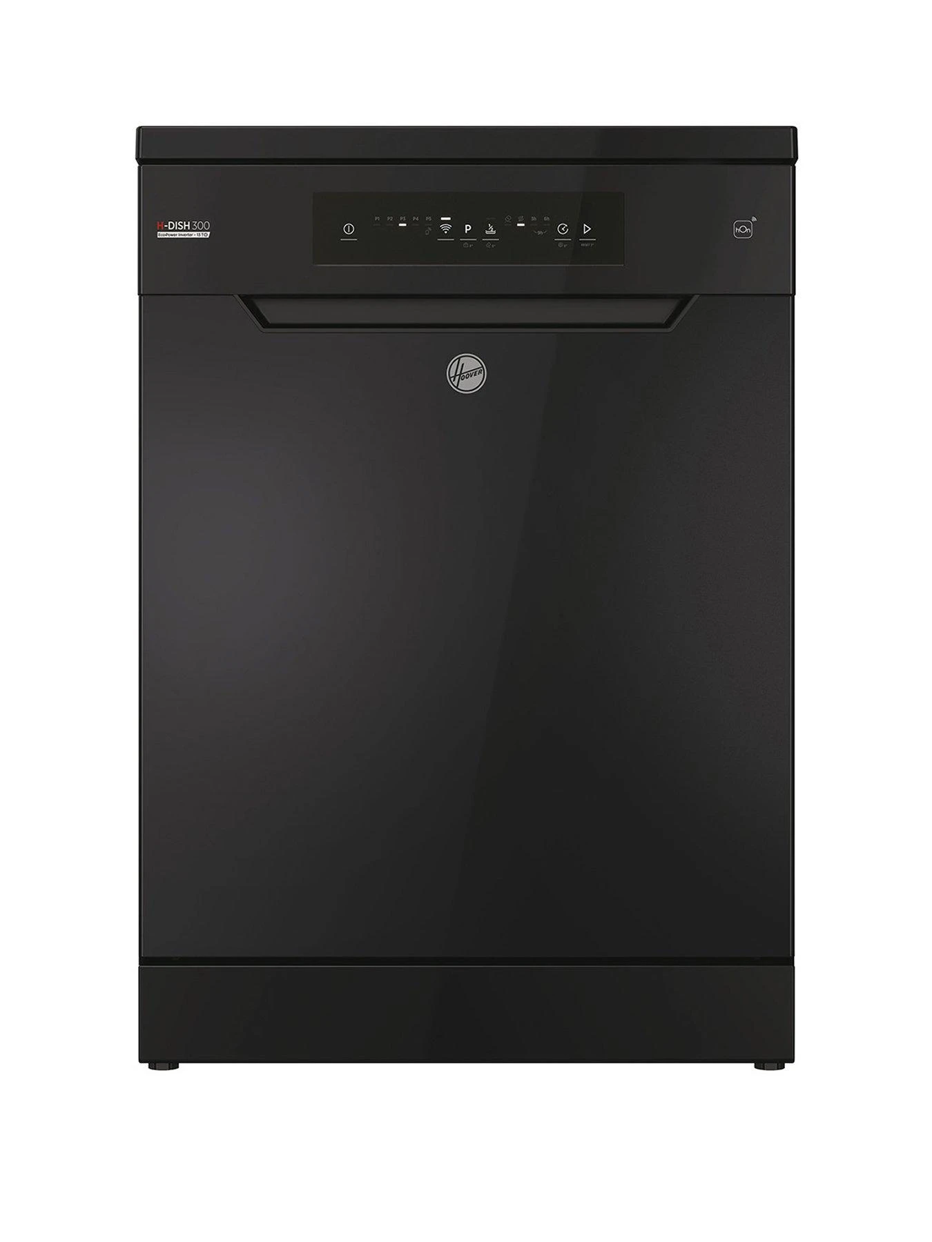 Hoover HF 3C7L0B-80 13 Place Full size Freestanding Dishwasher with WIFI - Black