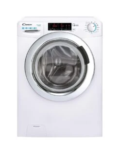 Candy Smart Pro CSS 69TWMCE/1-80 9Kg 1600 Rpm Washing Machine, A-rated - White With Chrome Door