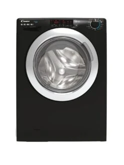 Candy Smart Pro CSS69TWMCBE/1-80 9Kg 1600 Rpm Washing Machine, A-rated - Black With Chrome Door