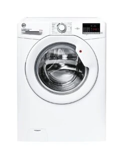 Hoover H-WASH 300 H3W 4102DAE/1-80 10kg Load, 1400 Spin Freestanding Washing Machine - White