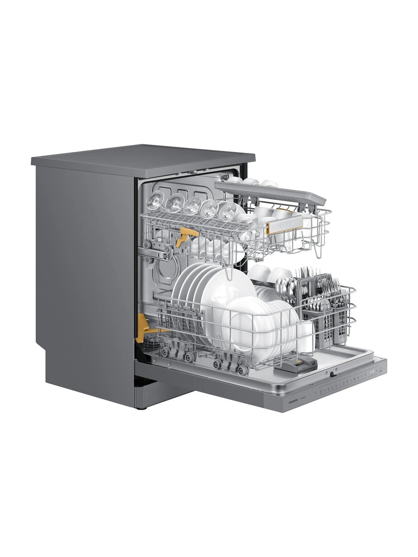 Samsung DW60BG730FSLEU 13-Place Wifi Connected With Water Jet Clean Dishwasher - Stainless Steel - C Rated - Image 7