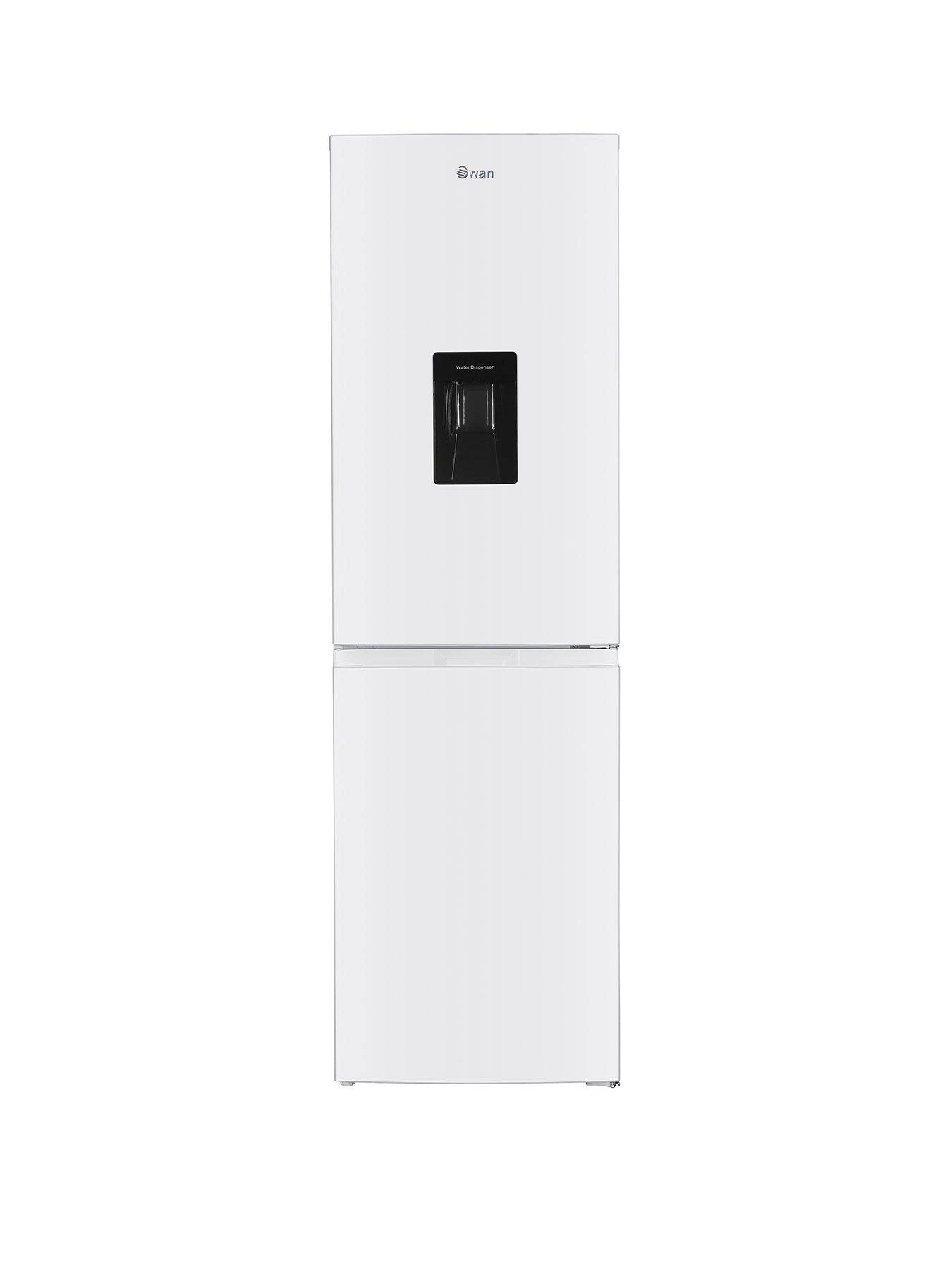 Swan SR156130W 55cm Wide, Total No Frost, 50/50 Split, Water Dispenser, Fridge Freezer - White