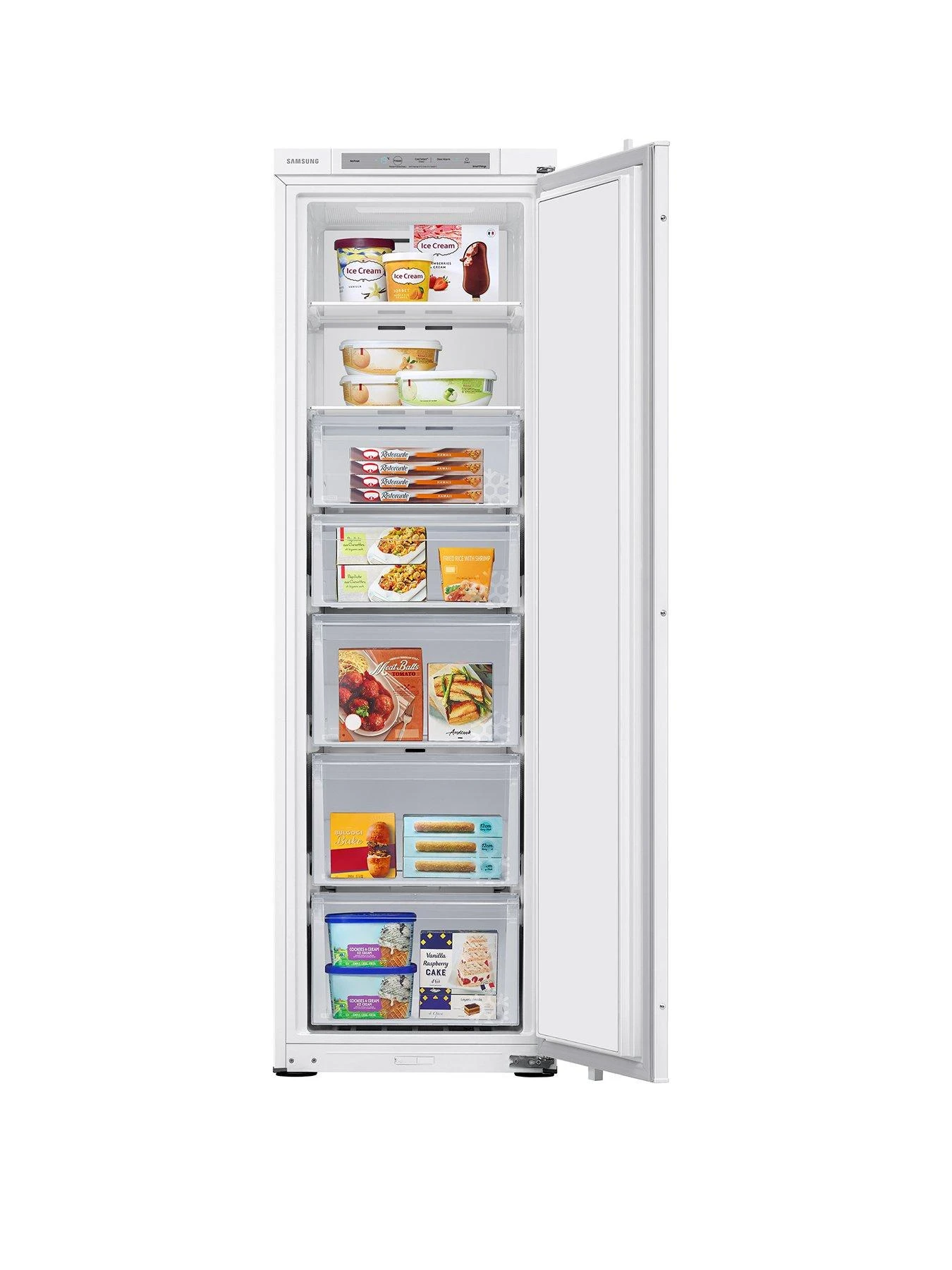 Samsung BRZ22600EWW/EU Built-in One Door Freezer With SpaceMax Technology - White