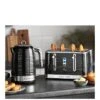 Russell Hobbs Inspire Black Kettle & Toaster Bundle