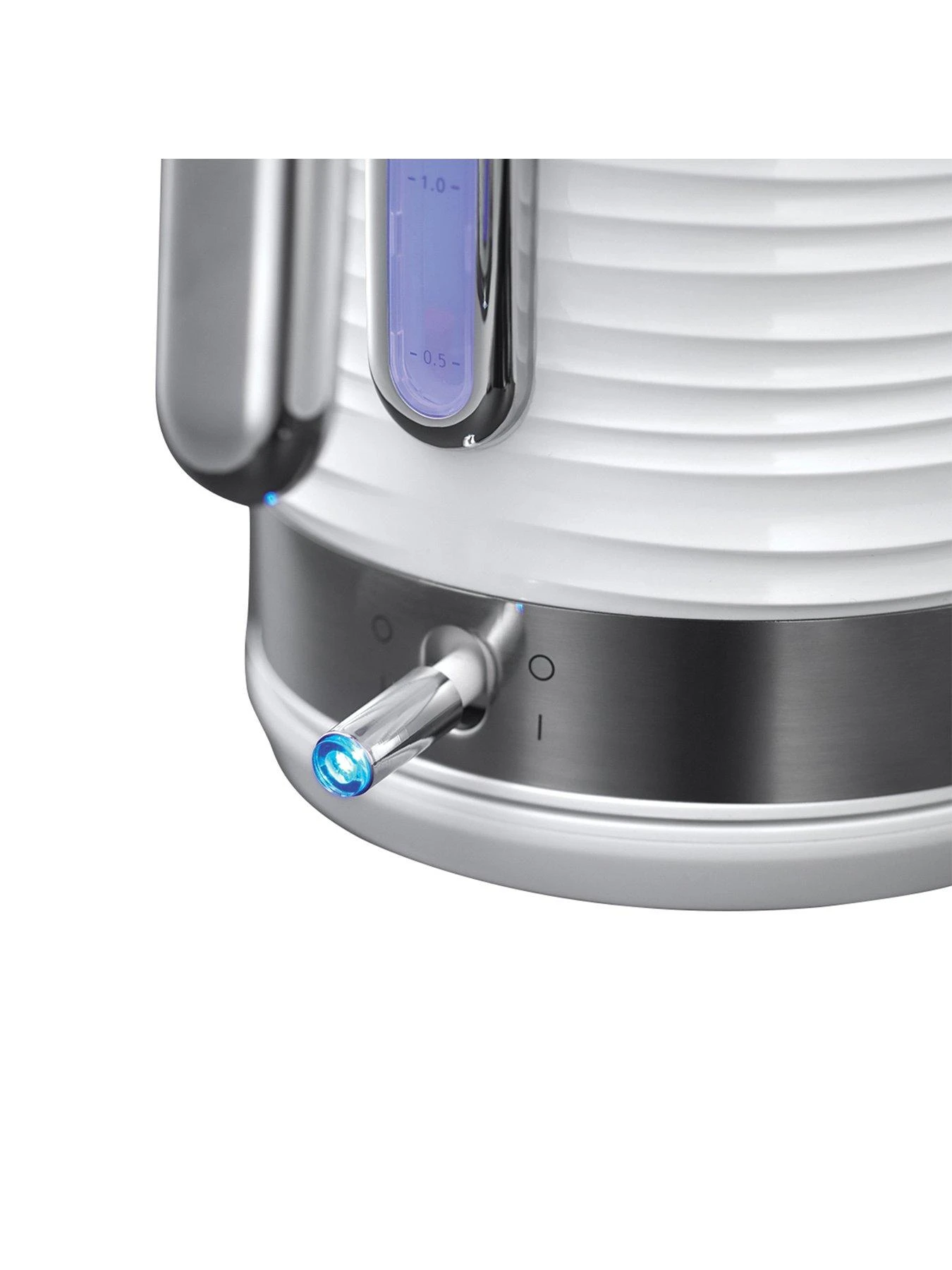 Russell Hobbs Inspire White Kettle & Toaster Bundle - Image 3