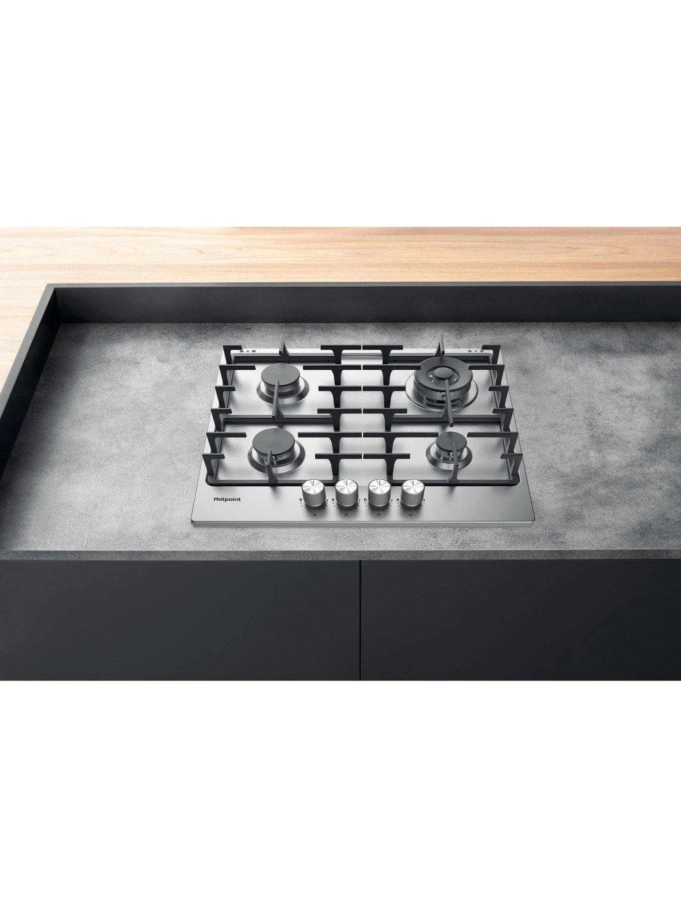 Hotpoint PPH60GDFIXUK 60cm Integrated Gas Hob - Image 3