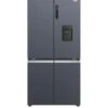 Haier Cube 90 HCR5919EHMB Frost-Free American Fridge Freezer With Plumbed Water Dispenser, E Rated - Black