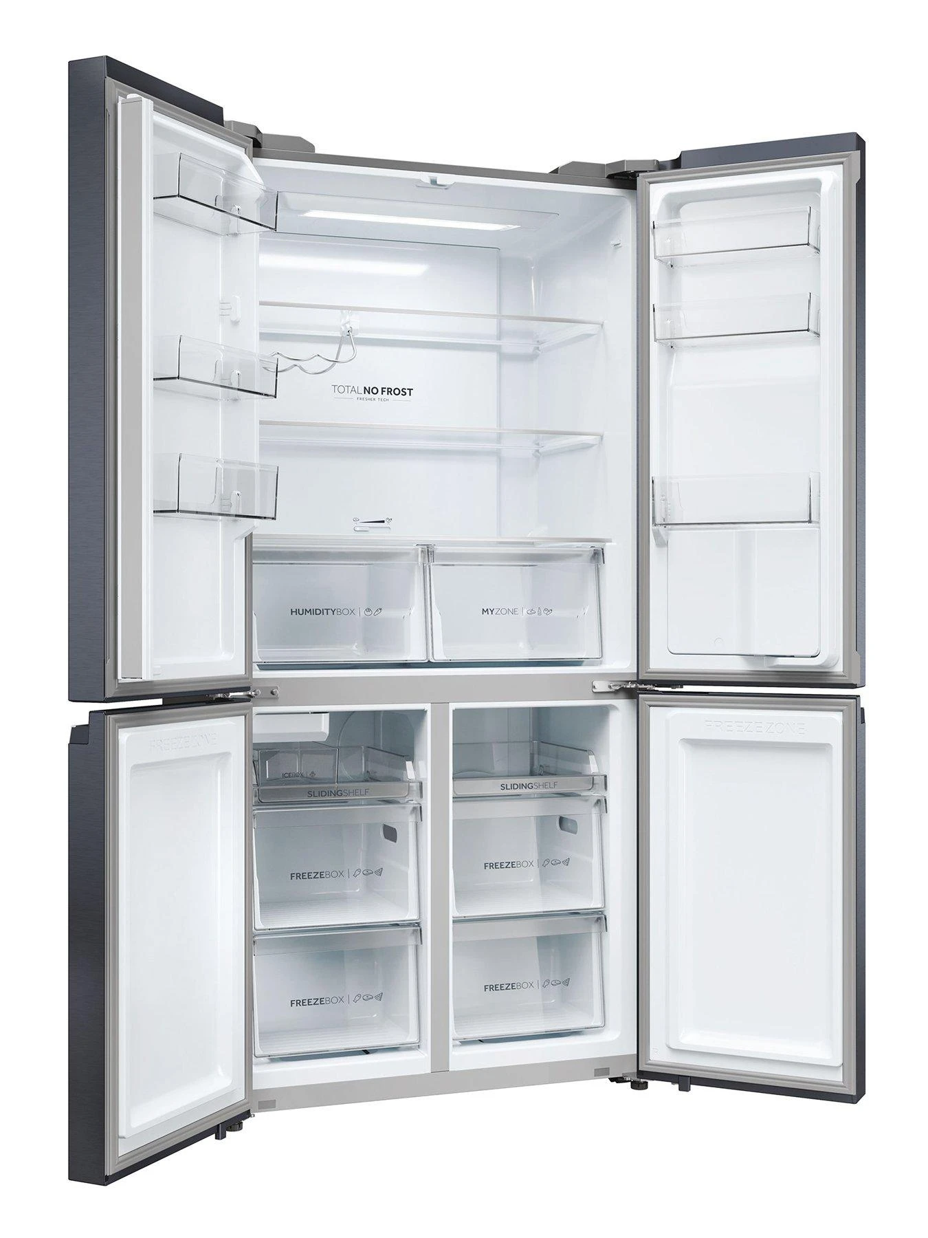 Haier Cube 90 HCR5919EHMB Frost-Free American Fridge Freezer With Plumbed Water Dispenser, E Rated - Black - Image 3