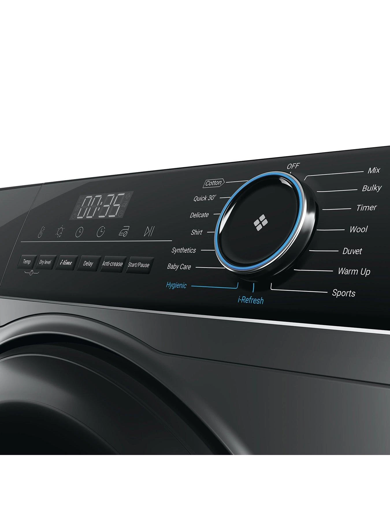 Haier I-Pro Series 3 HD90-A2939S 9kg Load Heat Pump Tumble Dryer, A++ Rated - Graphite - Image 3