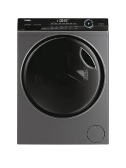 Haier I-Pro Series 5 HW90-B14959S8U1 9kg Wash, 1400 Rpm Spin Washing Machine, WiFi, A Rated - Graphite
