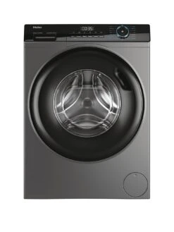 Haier I-Pro Series 3 HW90-B14939S8 9kg Load, 1400 Spin Washing Machine, A Rated - Graphite