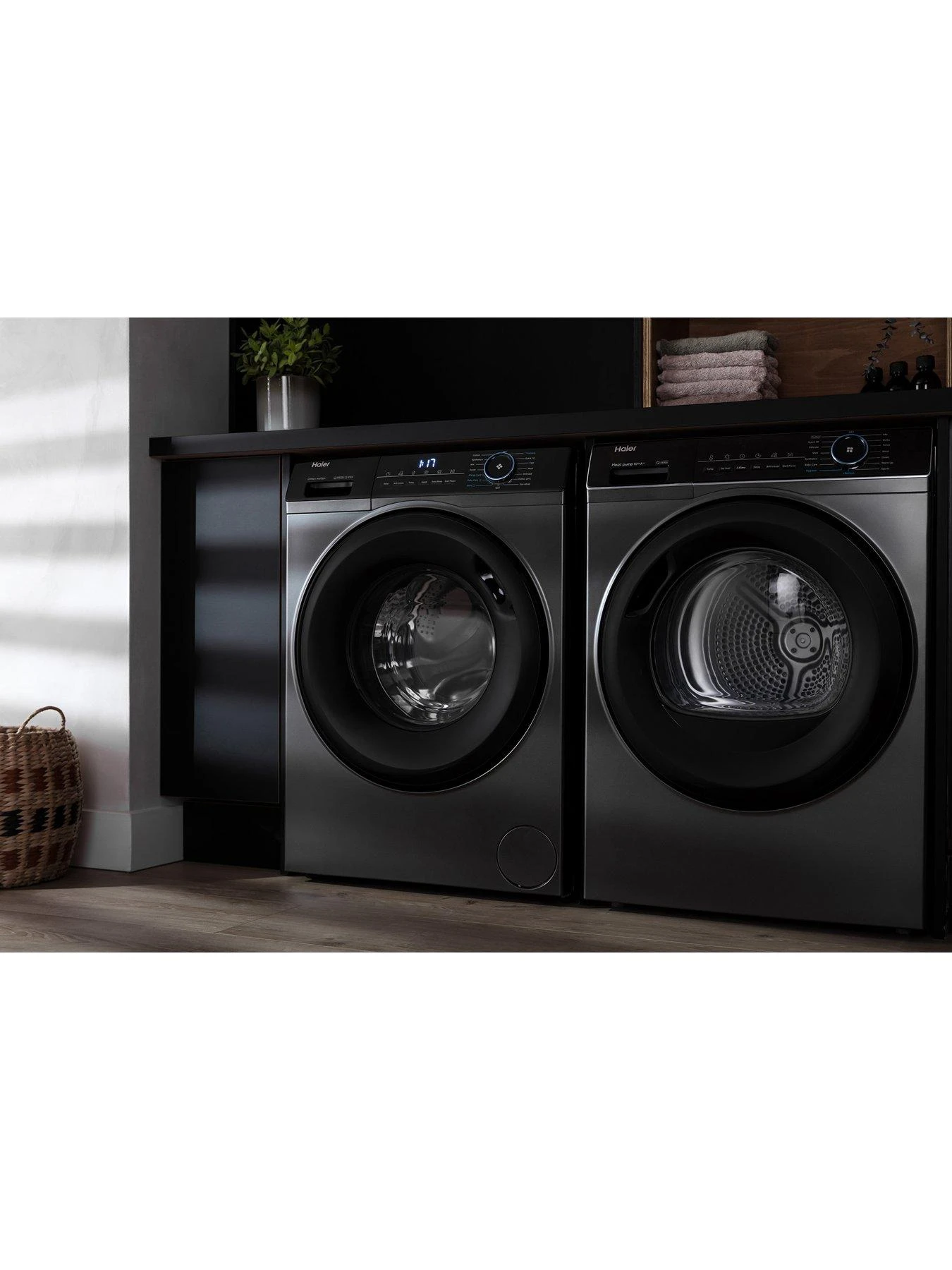 Haier I-Pro Series 3 HW90-B14939S8 9kg Load, 1400 Spin Washing Machine, A Rated - Graphite - Image 5