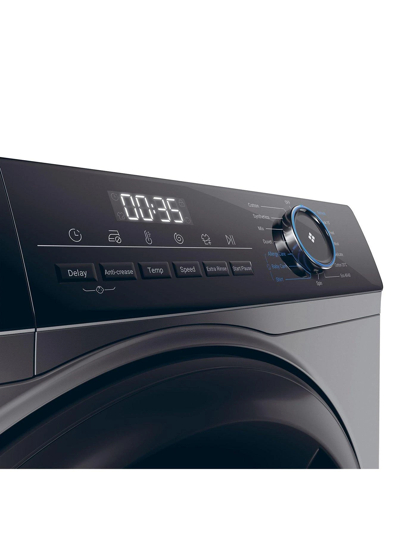 Haier I-Pro Series 3 HW100-B14939S8 10kg Load, 1400 Spin Washing Machine, A Rated - Graphite - Image 3