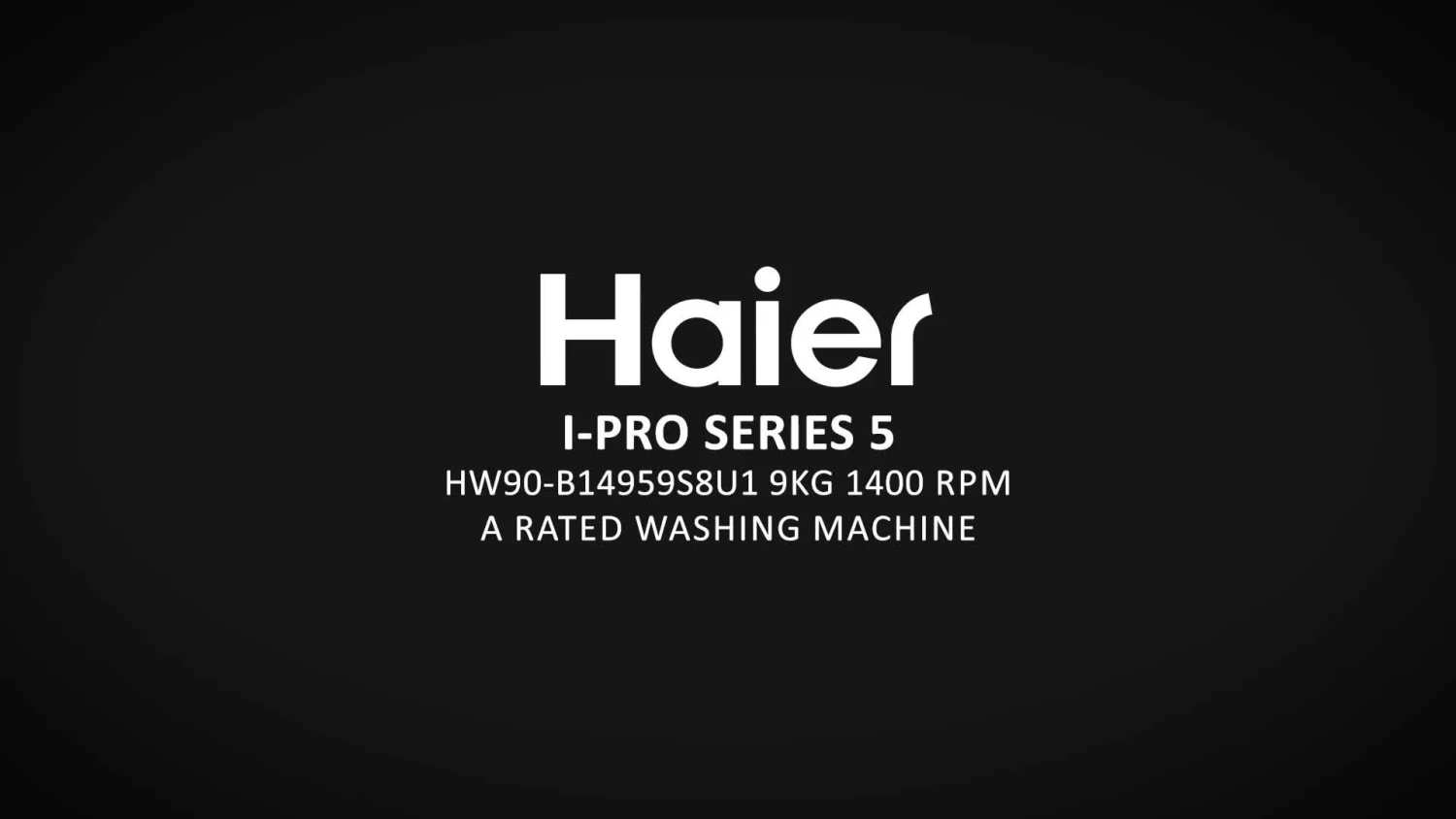 Haier I-Pro Series 3 HW100-B14939S8 10kg Load, 1400 Spin Washing Machine, A Rated - Graphite - Image 8