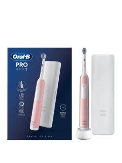 Oral B Oral-B Pro 1 3D White Pink (+Travel Case)