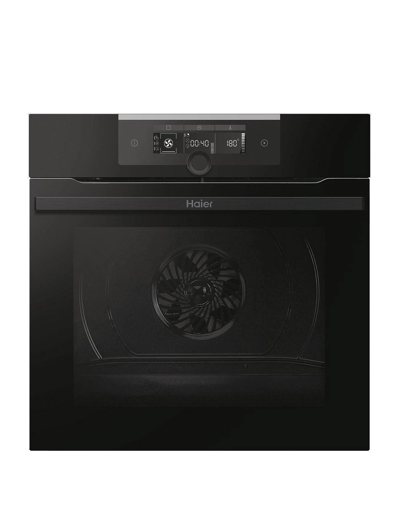 Haier HWO60SM2F3BH 70-Litre i-Turn Series 2 Electric Oven - Hydrolytic, Multi-functional, WiFi, A+ Rated - Black