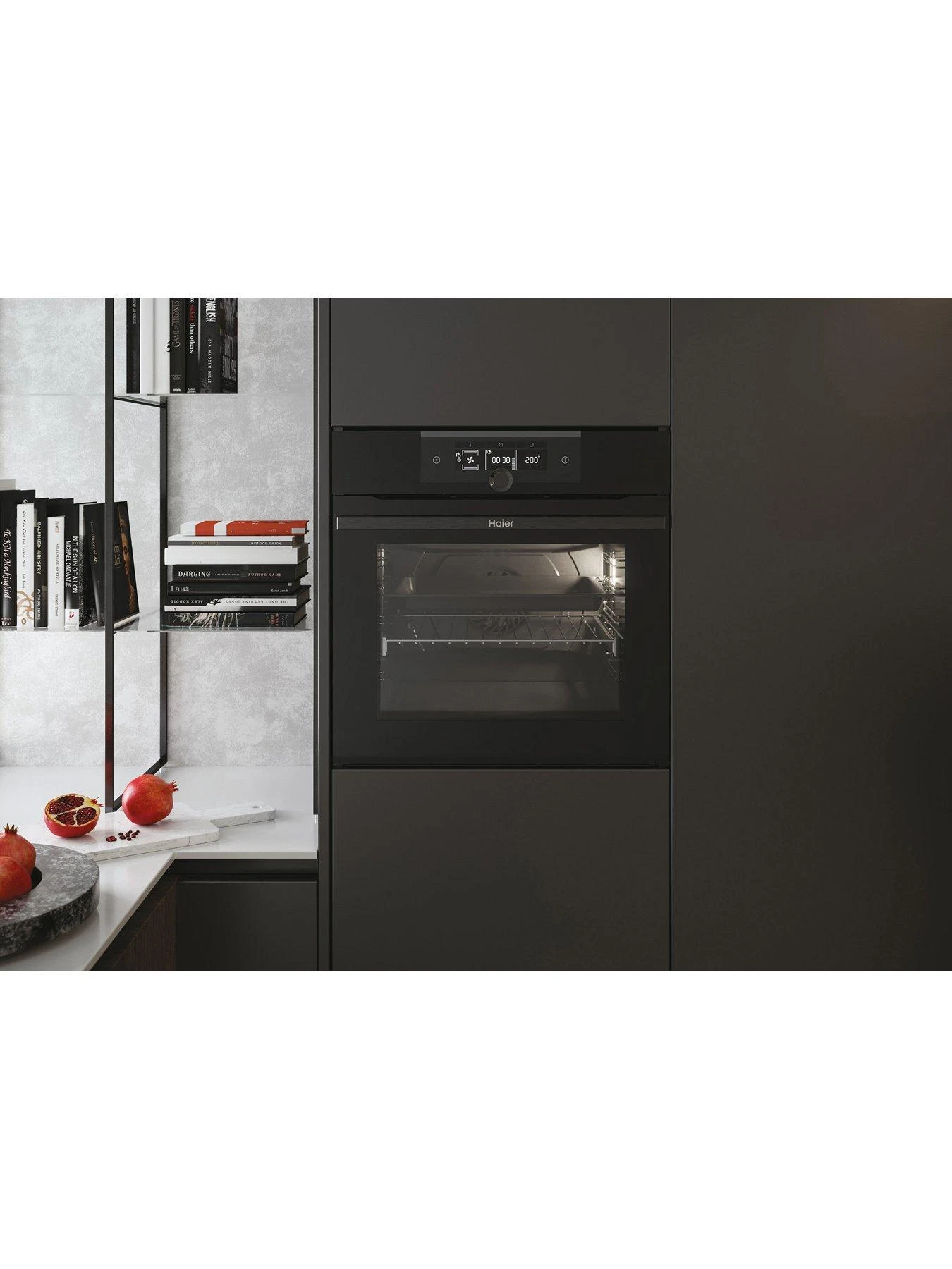 Haier HWO60SM2F3BH 70-Litre i-Turn Series 2 Electric Oven - Hydrolytic, Multi-functional, WiFi, A+ Rated - Black - Image 2