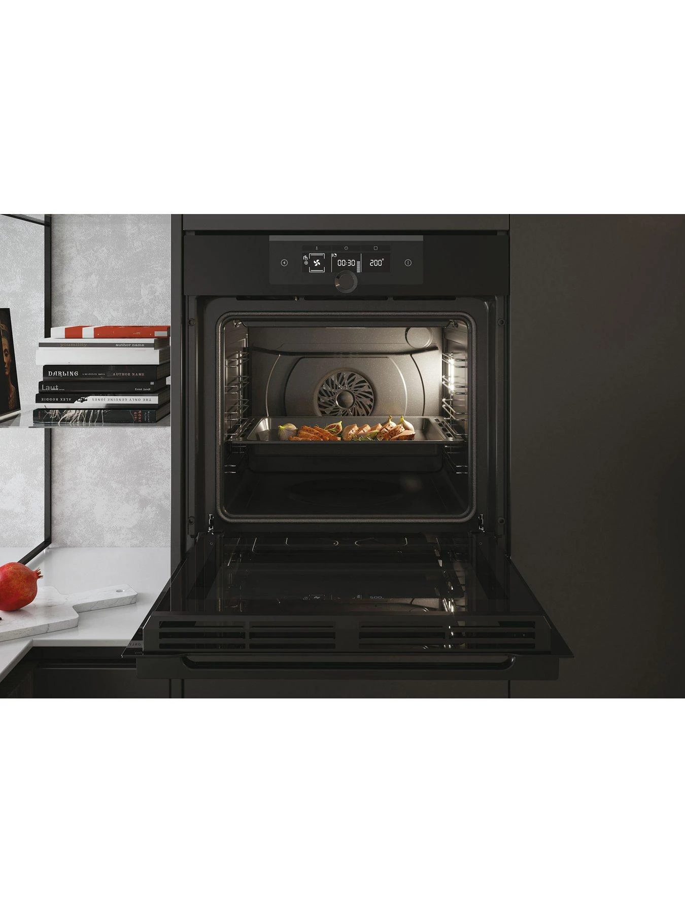 Haier HWO60SM2F3BH 70-Litre i-Turn Series 2 Electric Oven - Hydrolytic, Multi-functional, WiFi, A+ Rated - Black - Image 3