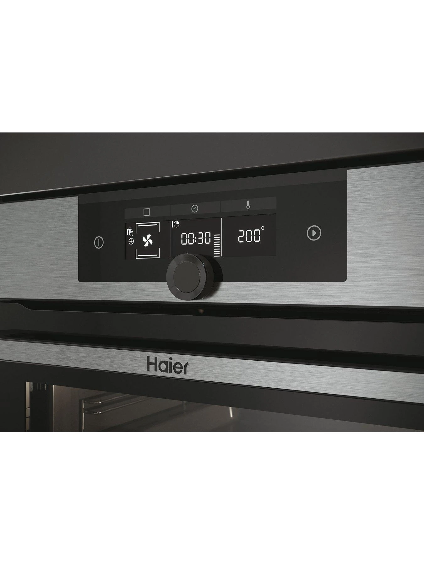 Haier HWO60SM2F9XH 70-Litre i-Turn Series 2 Electric Oven - Pyrolytic/Hydrolytic, 13 Functions, WiFi, A+ Rated - Stainless Steel - Image 3