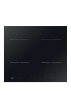 Haier Series 4 HAISJ64MC 59cm Wide Induction Hob, 4 Cooking Zones - Black