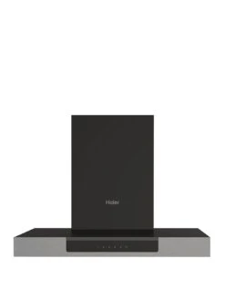 Haier Series 2 I-Link HATS6DS2XWIFI WiFi Connected 60cm Wide Chimney Cooker Hood - Black