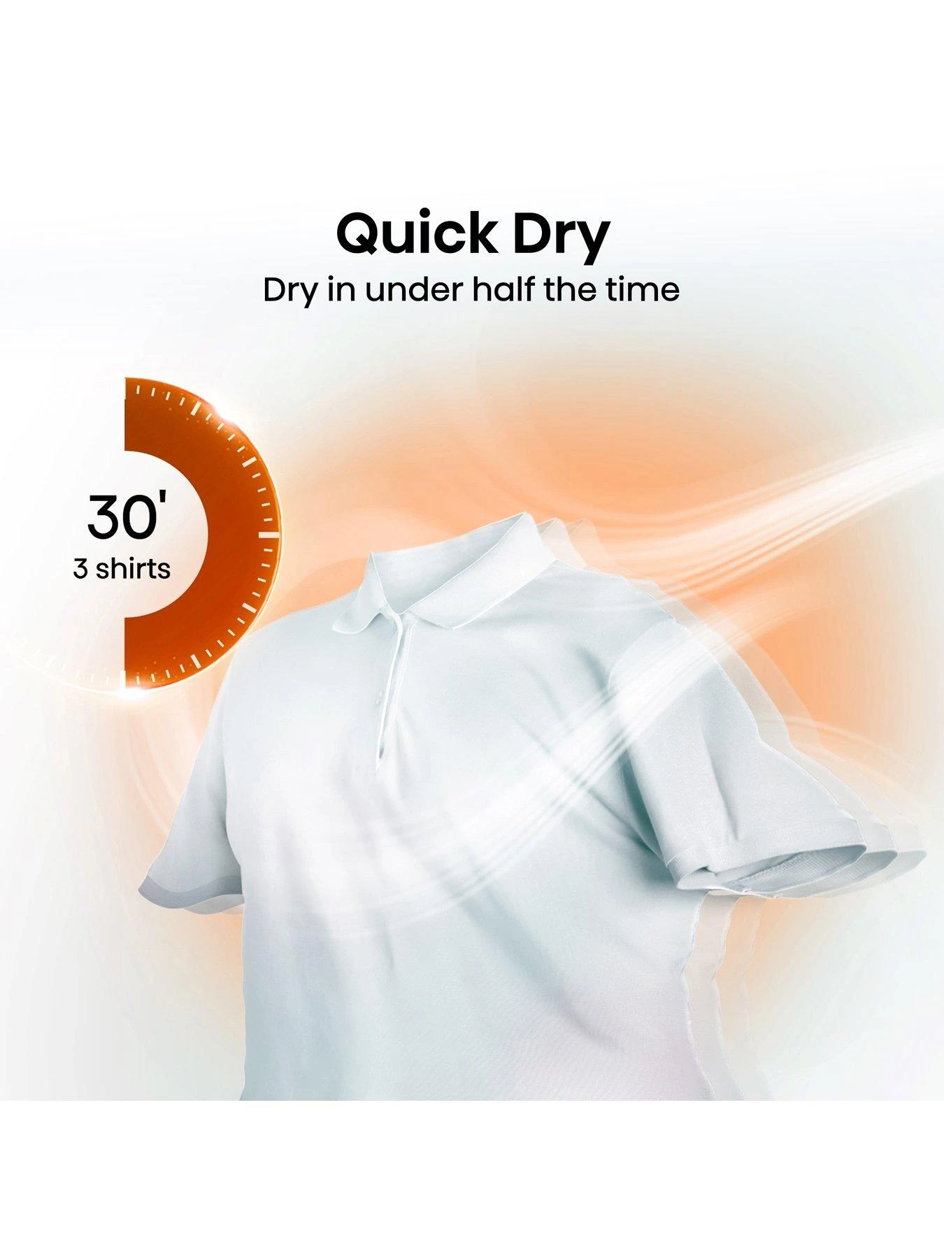 Hisense 5S Series DH5S102BW 10KG Ion Refresh Freestanding Tumble Dryer -White - Image 3