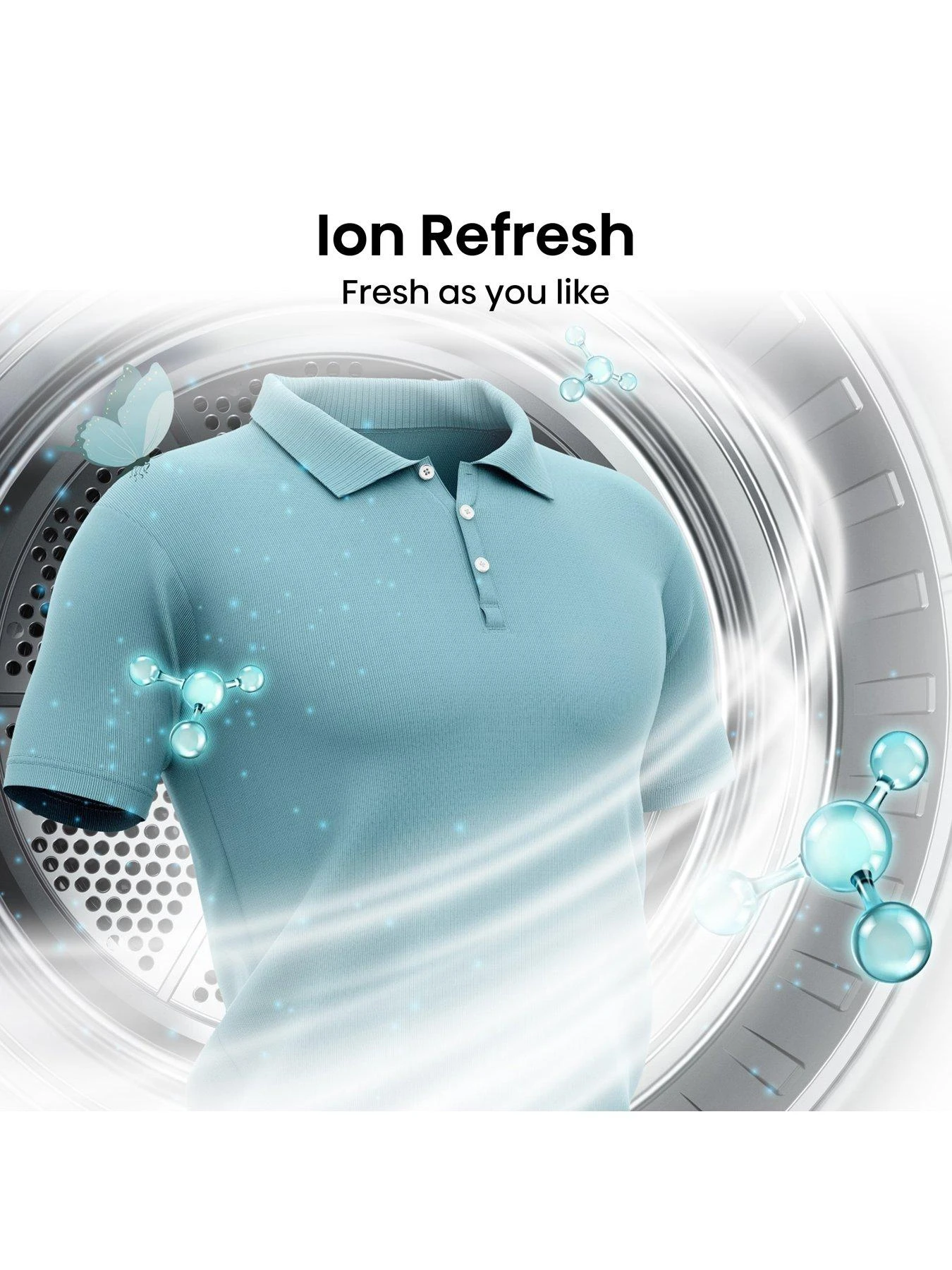 Hisense 5S Series DH5S102BW 10KG Ion Refresh Freestanding Tumble Dryer -White - Image 5