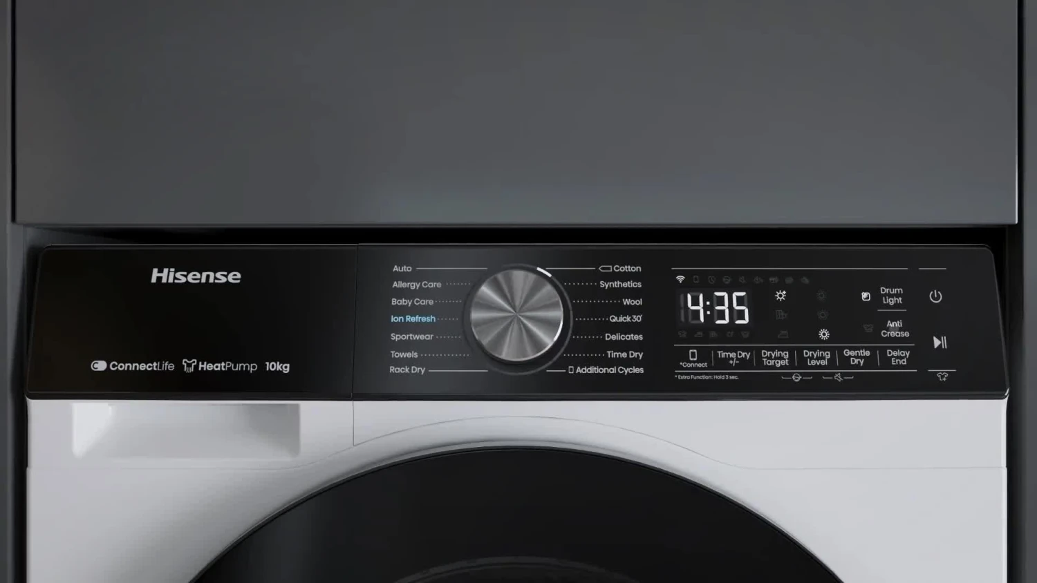 Hisense 5S Series DH5S102BW 10KG Ion Refresh Freestanding Tumble Dryer -White - Image 8