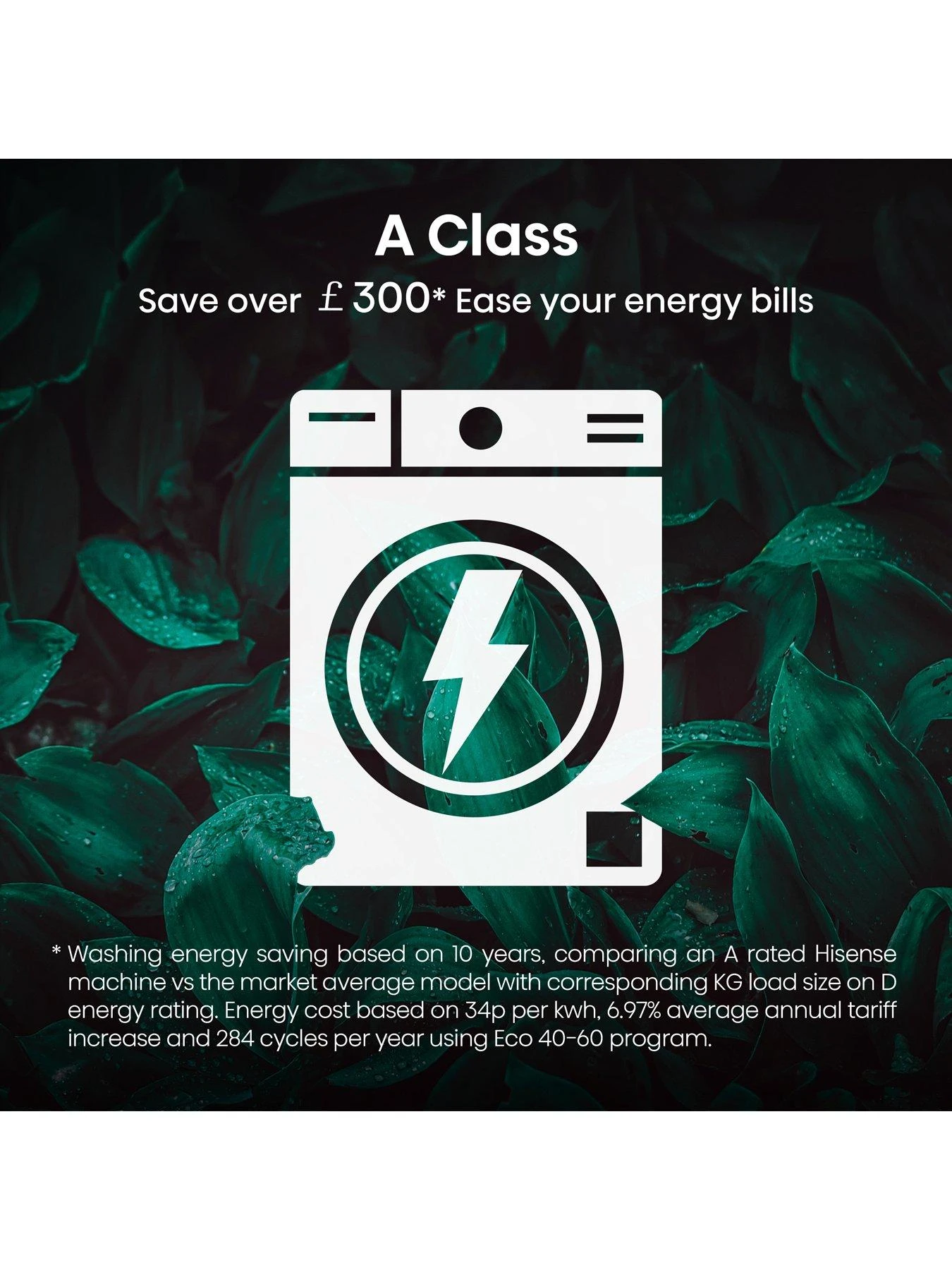 Hisense 5S Series WD5S1045BW 10.5KG 1400rpm Auto Dosing Freestanding Washer Dryer - White - Image 3