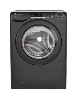 Candy Ultra HCU14102DWBBE-80 10kg Load, 1400 Spin Freestanding Washing Machine - Black
