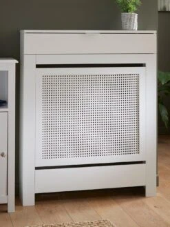 Lloyd Pascal Caspian White Mini Rad Cover With 1 Drawer